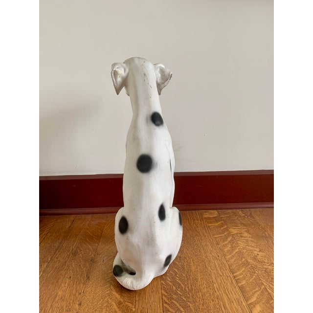 Vintage Chalkware Life Size Dalmatian Statue For Sale In Los Angeles - Image 6 of 13