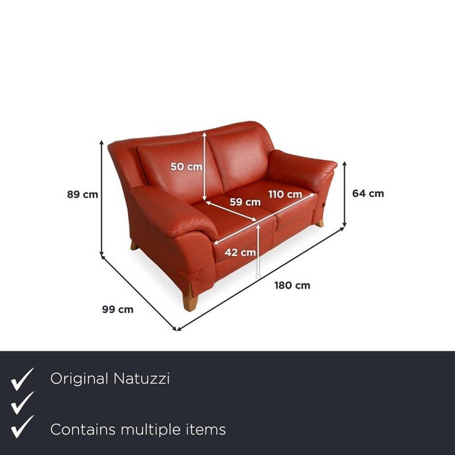 This Natuzzi leather suite is a true masterpiece of Italian craftsmanship, now available as a perfectly coordinated set...
