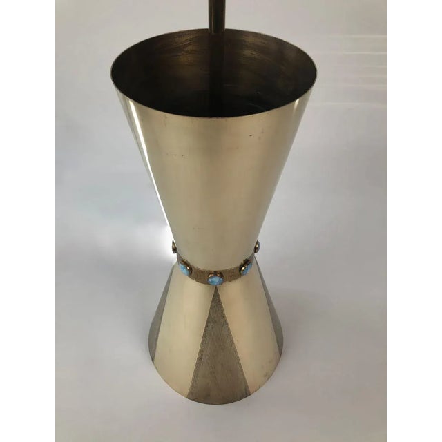 Brass Cafe Europa Pendant Lamps by Carl Appel, Vienna, 1950s, Set of 2 For Sale - Image 4 of 9