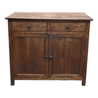 Low Antique French Buffet, 1890 For Sale
