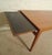 Mid-Century Modern teak table with extending leaves. In addition to the great modern style, tapered legs and teak grain,...