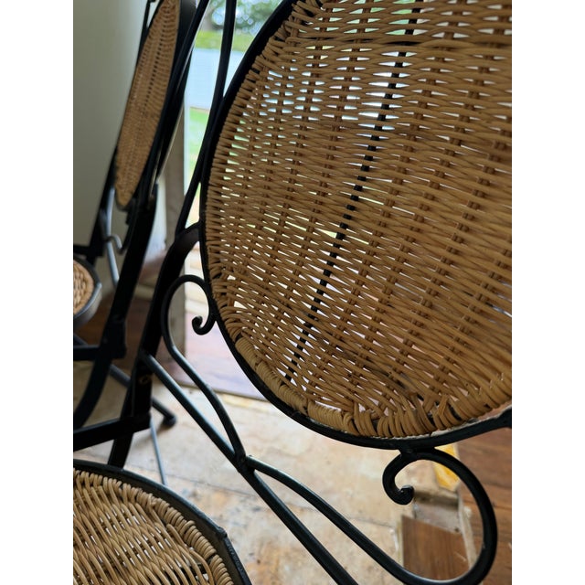 1930s 1930s French Iron Bistro Chairs - A Pair For Sale - Image 5 of 11
