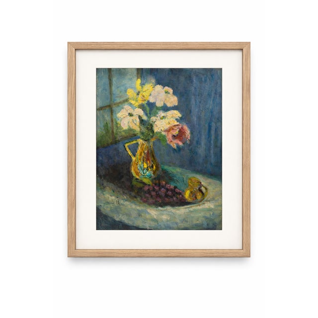 1960s Authentic MCM Impressionist Floral Still Life Oil Painting – Signed For Sale - Image 17 of 17