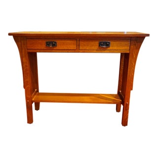 Stickley Console Table in Finish #35 For Sale