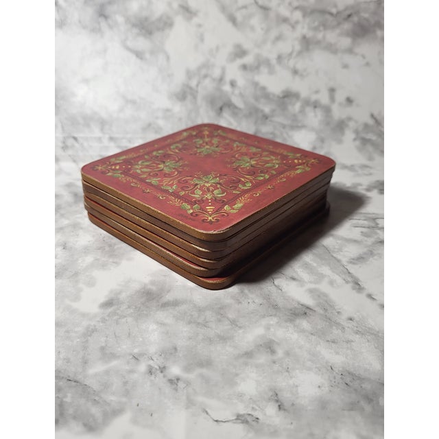 1970s Vintage Pimpernel Coasters Traditional England For Sale - Image 5 of 8