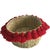 2010s Moroccan Red Tassel Small Basket For Sale - Image 5 of 5