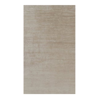 Rug & Kilim’s Oversized Modern Textural Rug in Beige-Brown Stripes and Striae - 10x17 For Sale