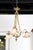Metal 19th Century French Louis XVI Style 19th Century Bronze Three-Light Chandelier with Torch For Sale - Image 7 of 11