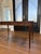 1980s 1980s Maitland-Smith Carved Mahogany Leather Top Writing Desk For Sale - Image 5 of 16