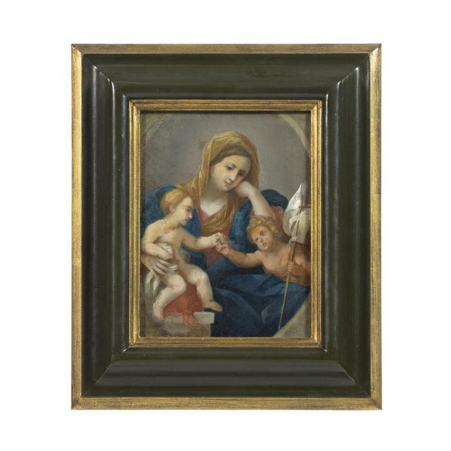 European School Artist, Religious Scene, 18th Century, Oil Painting on Copper For Sale - Image 6 of 6