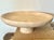 Organic Modern Travertine Style Pedestal Bowl – Mediterranean Stone Compote Centerpiece For Sale In Raleigh - Image 6 of 12