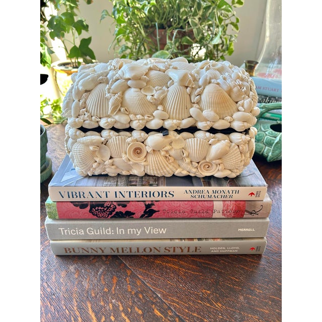 Lore has it that sailors brought these shell encrusted boxes home to their special girls as mementos of their voyages....