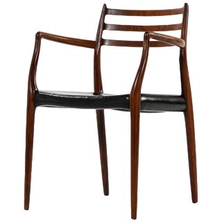 Model 62 Armchair attributed to Niels Otto Møller for J. L. Møllers Furniture Factory, 1960s For Sale