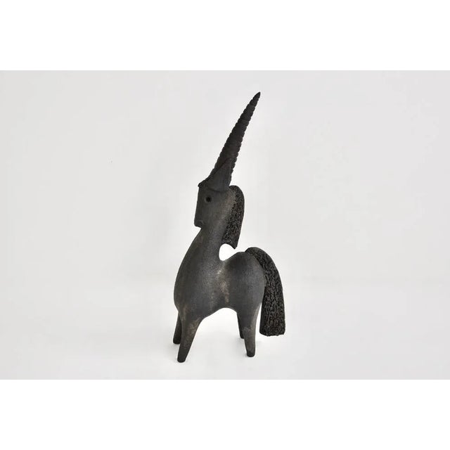 Gray Dominique Pouchain, Unicorn, 1990s, Ceramic For Sale - Image 8 of 8