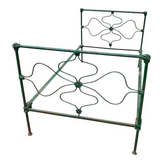 Green Iron Bed Frame For Sale