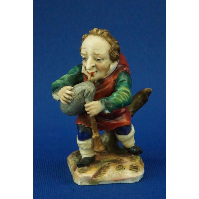 19th Century Porcelain Figurine of Caramogi from Ginori Doccia, Italy For Sale - Image 8 of 18