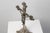 French Silver-Plated Standing Crucifix on Scrolled Tripod Base, 1900 For Sale - Image 9 of 14