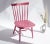 Mid-Century Modern Pink Wooden Chair For Sale - Image 9 of 11