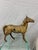 Painted tan full bodied horse doorstop C1930. Similar to Hubley horses of this timeframe. Structurally sound with...