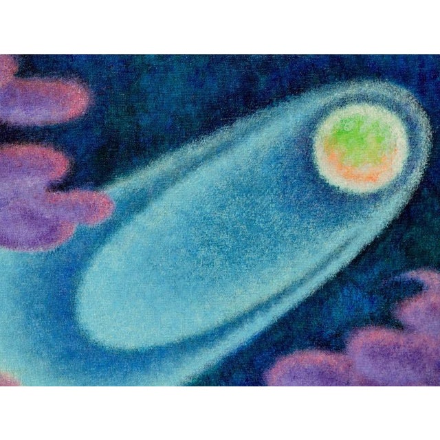 Moon Glow' Abstract Painting For Sale - Image 4 of 7