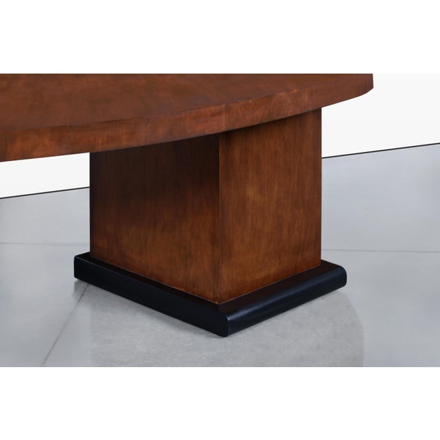 Mid-Century Modern Sculptural Biomorphic Walnut Executive Desk For Sale - Image 11 of 14