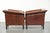 Offered by ByThijs: this beautiful set of two sleek Art Deco design armchairs/lounge chairs with black piping and...