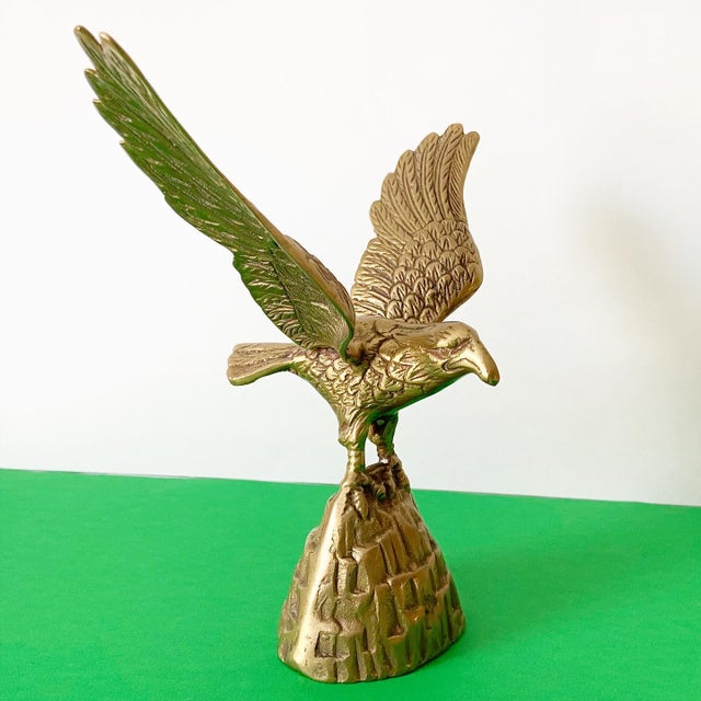 Midcentury Brass Eagle Chairish