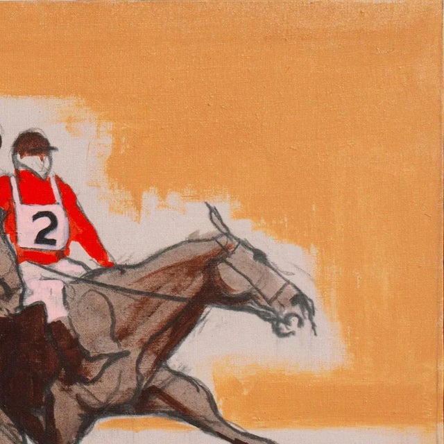 'Steeplechase, Los Altos Hunt' by Frank Ashley, St. Martin's School, Pennsylvania Academy of Fine Arts, Art Students' League, Carmel Art Association For Sale - Image 4 of 10