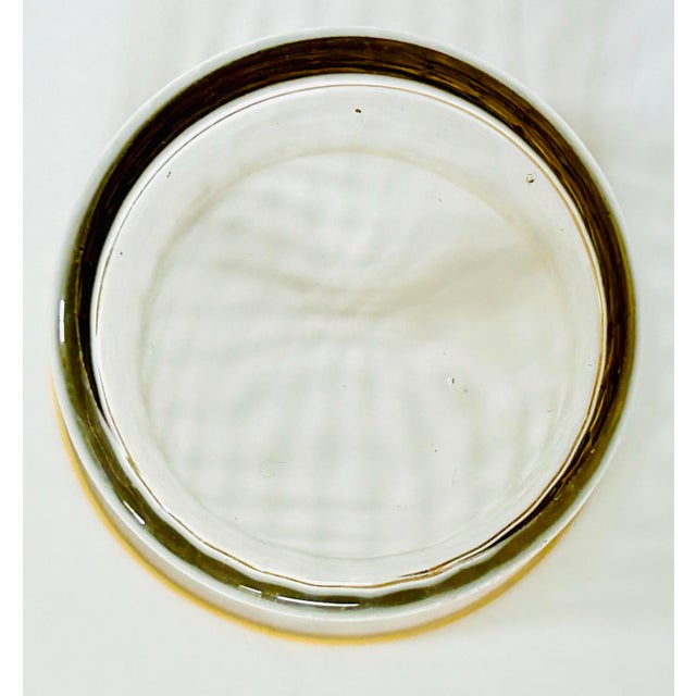 Fostoria Glass Company Fostoria Cascade Gilt Fluted Glasses, Set of 4 For Sale - Image 4 of 5