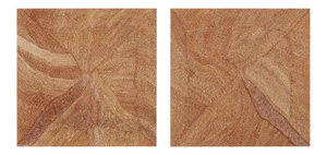 diptych of "Mountain Devil Lizard Dreaming" by Kathleen Petyarre - Pair