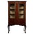 Early 20th Century Antique English Mahogany Glazed Display Cabinet For Sale - Image 3 of 12
