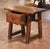 18th Century Spanish Walnut Single Plank Top Side Table With Carved Drawer For Sale - Image 4 of 12