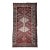 Vintage Persian Shiraz Tribal Area Rug, Hand-Knotted Wool, Geometric Pattern, Burgundy & Ivory, 5x10 For Sale