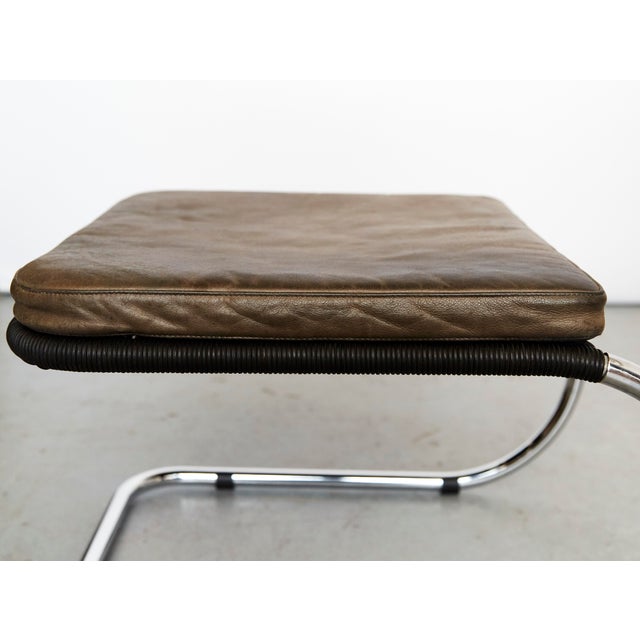 1980s Set of Vintage D35 Lounge Chair and C35 Ottoman by Anton Lorenz for Tecta, 1990s For Sale - Image 5 of 17