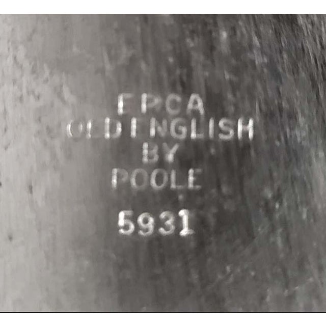 Rococo 1940s Rococo Old English by Poole Silverplate Round Footed Platter For Sale - Image 3 of 6