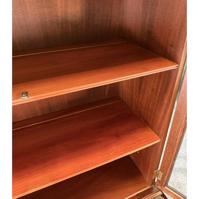 1960s 1960s Vintage Mahogany Bookcase For Sale - Image 5 of 11
