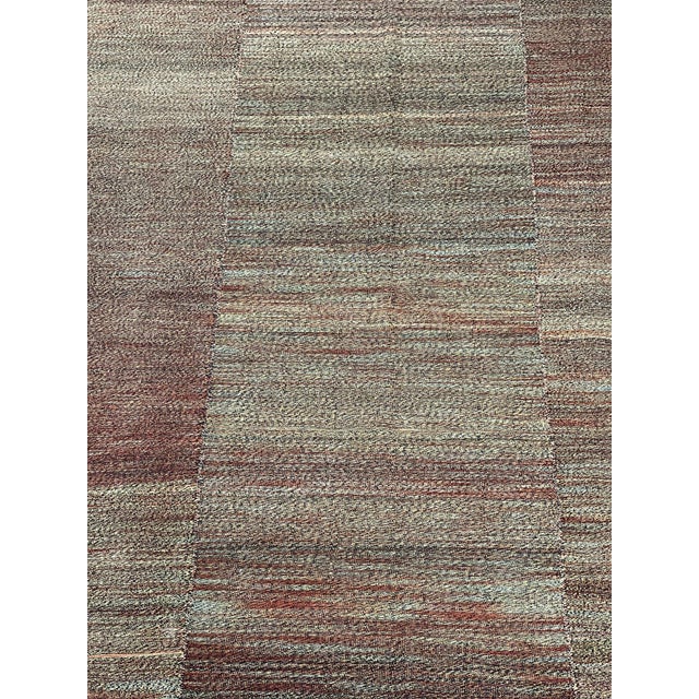 1990s Mazandaran One of a Kind Kilim For Sale - Image 5 of 5
