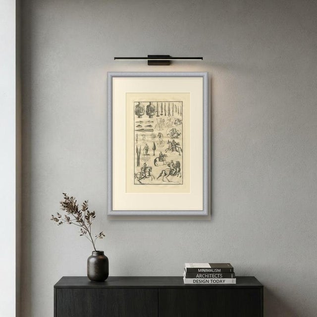 Montfaucon, Roman Swords, Spearheads and Cavalry from Trajans Column, 1722, Engraving For Sale - Image 6 of 8