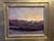 2007 Marty Poole Silver Framed Oil Painting on Artist Board December Lights In very good original condition showing some...