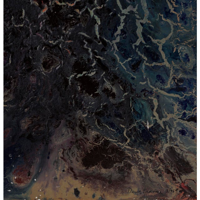 Abstract "End of a Long Journey" - Abstract Expressionist Composition - Acrylic on Canvas by Charles David Francis For Sale - Image 3 of 8