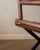 Italian Modern Directors Chair in Wood & Leather, 1980s For Sale - Image 13 of 18
