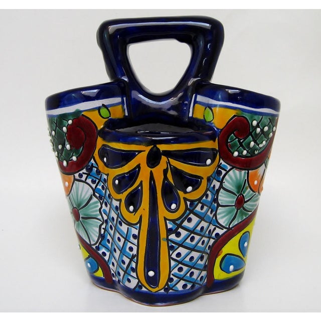 Mexican Ceramic Utensils Holder Chairish