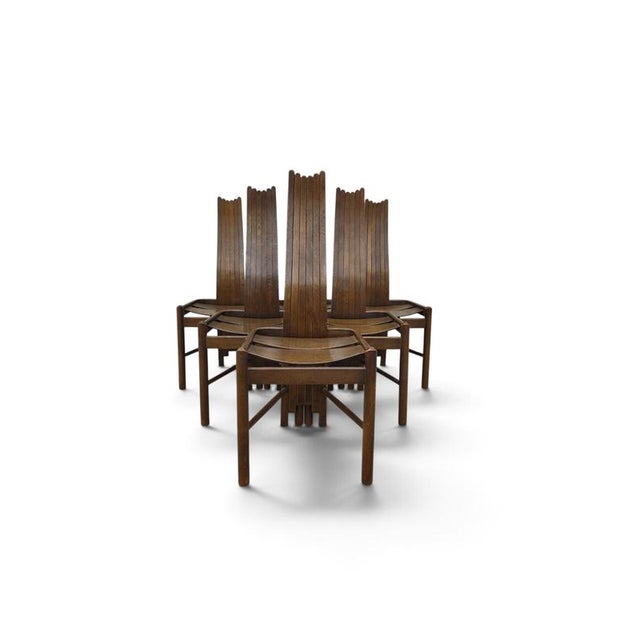 Black Norwegian Dining Chairs from Allmilmö, Set of 6 For Sale - Image 8 of 8