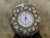 Hand Carved Floral Copper Clock For Sale - Image 9 of 9