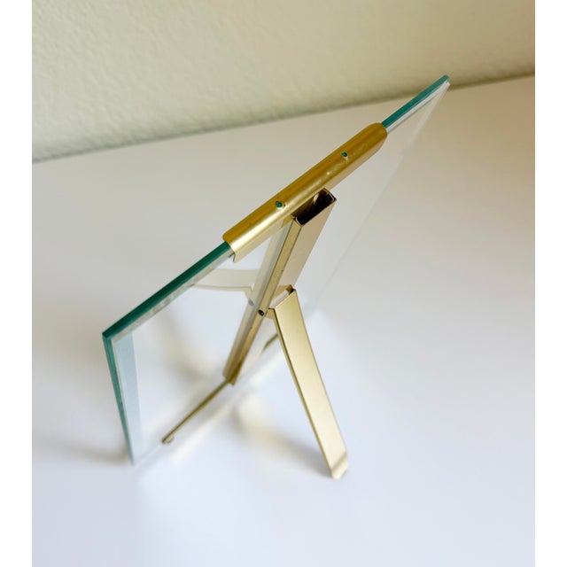 8x10 French Style Brass Easel Picture Frame, Late 20th C For Sale - Image 11 of 13