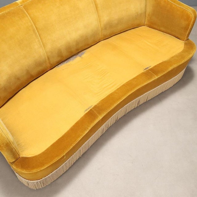 Textile Vintage 3-Seater Sofa, 1950s For Sale - Image 7 of 11