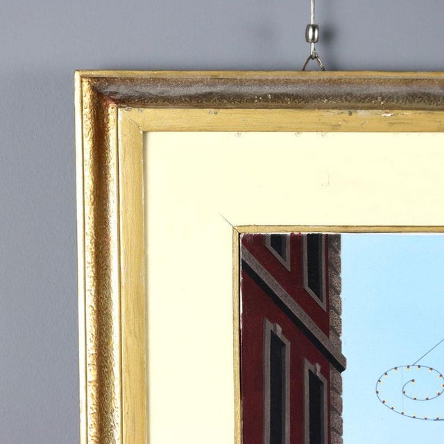 Blue Glimpse of Milan, 2007, Canvas, Framed For Sale - Image 8 of 11