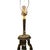 1920 Brass Figural Nude Art Deco Flapper Table Lamp by Frankart W/ Shade For Sale - Image 4 of 12