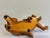 Sculpture Materials Vintage Gold-Toned Reclining Cherub For Sale - Image 7 of 12