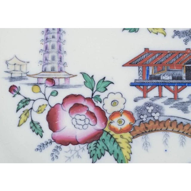 Large Japan Oval Dish in Faience from Rörstrand For Sale - Image 5 of 7